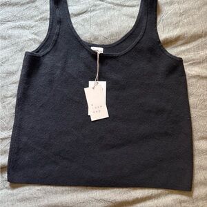 A New Day Women's Classic Sweater Black Tank Top. Xl